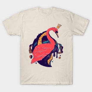 Retro Triad Swan Queen T-Shirt